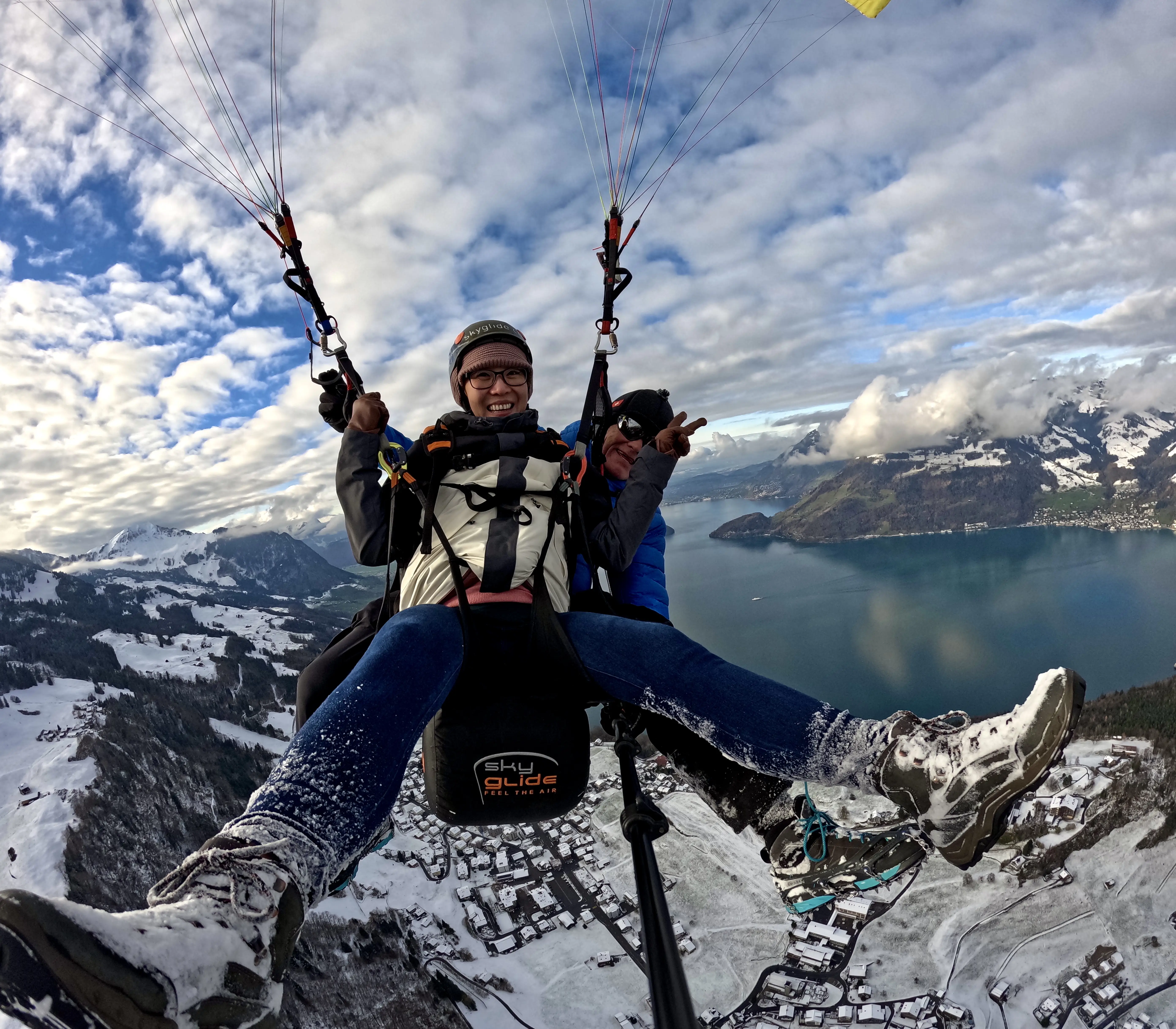 Paragliding Tandemflug in Luzern und Zentralschweiz